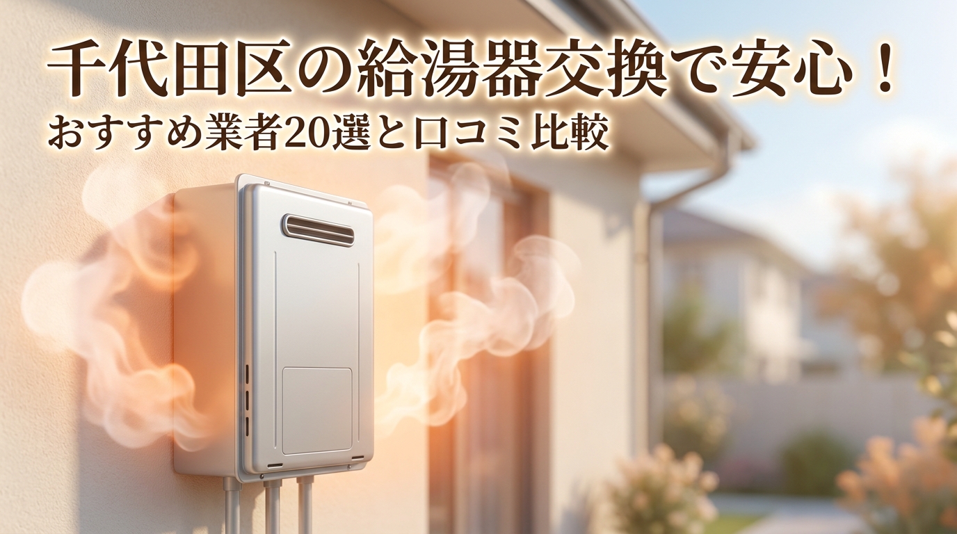 千代田区の給湯器交換で安心！おすすめ業者20選と口コミ比較