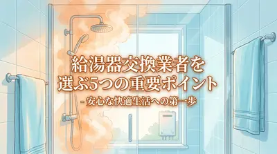給湯器交換業者を選ぶ5つの重要ポイント