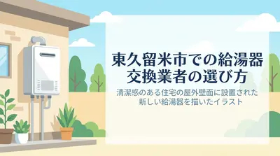 東久留米市での給湯器交換業者の選び方