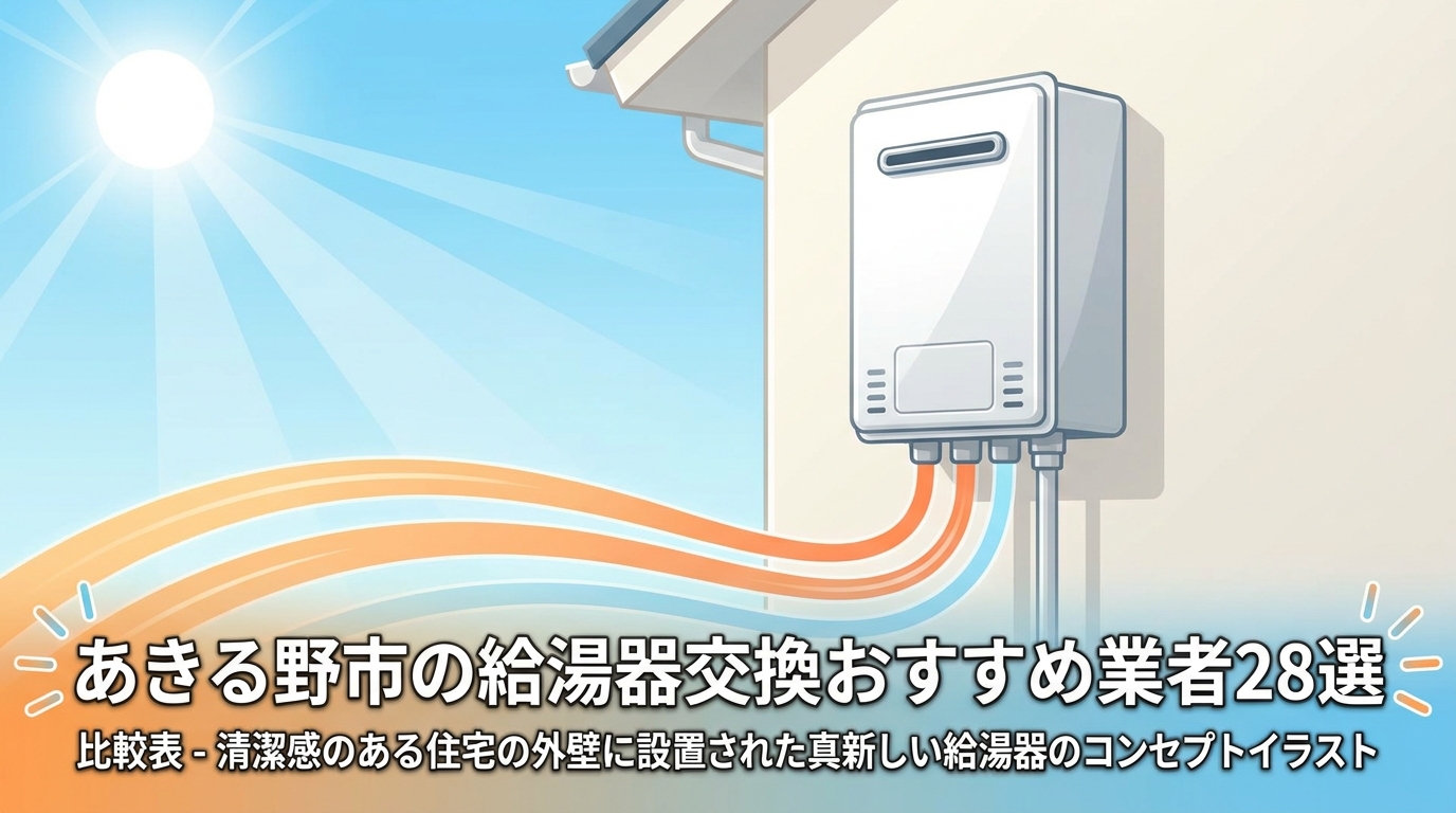 あきる野市の給湯器交換おすすめ業者28選【比較表】
