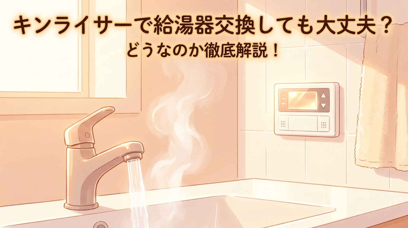 キンライサーで給湯器交換しても大丈夫？どうなのか徹底解説！
