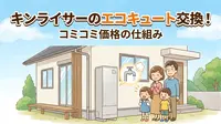 キンライサーのエコキュート交換！コミコミ価格の仕組み